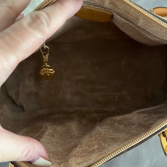 Gucci brown micro Gg small tote - Picture 3 of 5